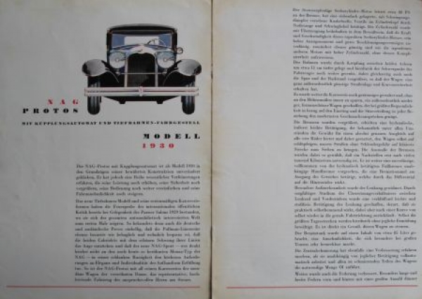 NAG Protos 12/80 PS 4 Litre Sixcylindre 1930 (S0059)