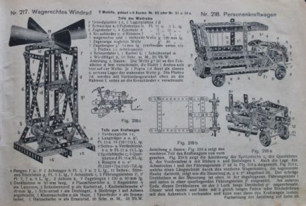 Walthers Metalgame "Stabil" 1919 Toy-Catalogue (3392)