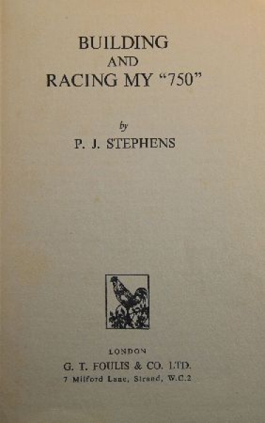 Stephens "Building and racing my 750" 1959 Motorsport-Historie (0061)