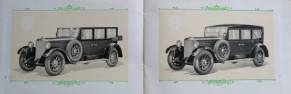 Presto 10/50 PS Sixcylindre Modelprogram 1927 (S0075)