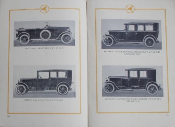 Protos Kraftwagen Modelprogram 1926 (S0080)