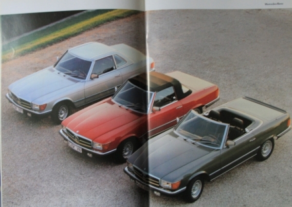 Mercedes-Benz 280 SL - 500 SL Modelprogram 1980 Carbrochure (0084)