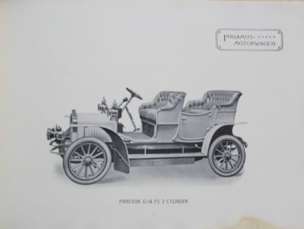 Priamus Motorwagen Modelprogram 1906 (S0091)