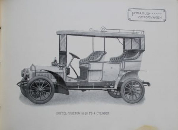 Priamus Motorwagen Modelprogram 1906 (S0091)