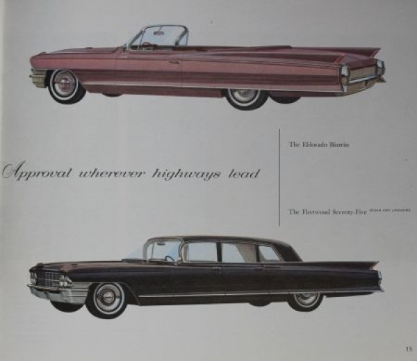 Cadillac Modelprogram 1962 Carbrochure (8313)