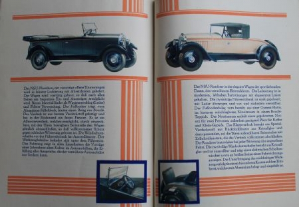 NSU 7/34 PS Sixcylindre "Warum gerade den NSU?" 1929 (S097)