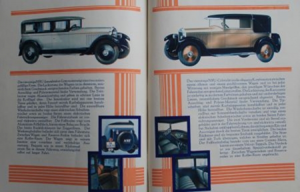 NSU 7/34 PS Sixcylindre "Warum gerade den NSU?" 1929 (S097)