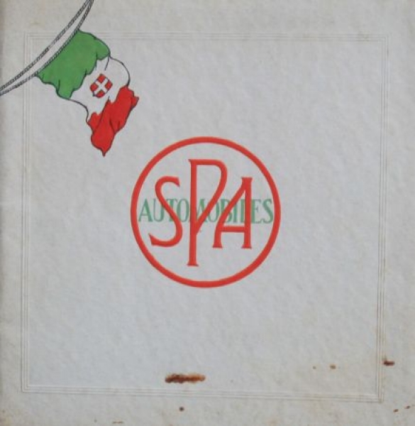 SPA Automobiles Modelprogram 1909 Carbrochure (5072)