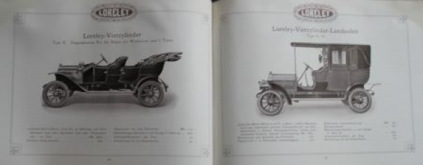 Ley Maschinenfabrik Loreley Motorwagen Modellprogramm 1912 (S0104)