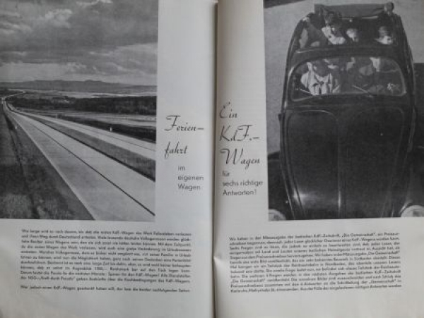 Doerr "KdF Urlaub 1939" Volkswagen KdF History 1939 (6011)