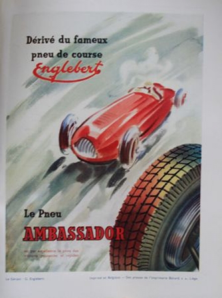 "Englebert Magazine" Tyre-Magazine 1949 two issues (6025)