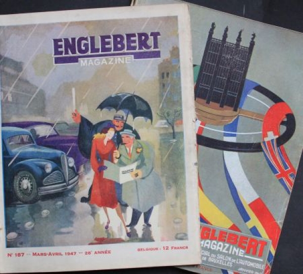 "Englebert Magazine" Tyre-Magazine 1949 two issues (6023)