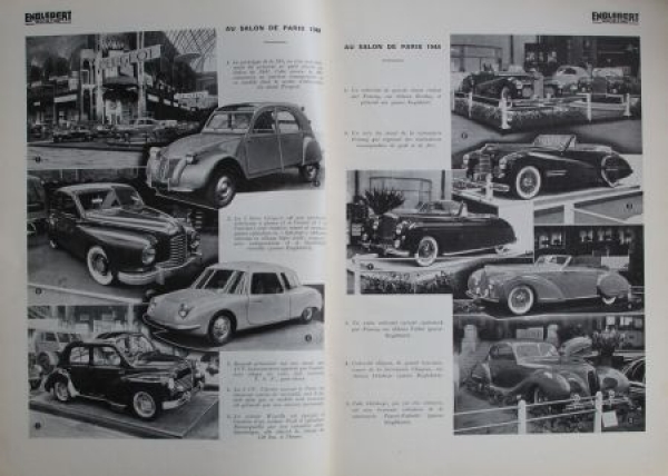 "Englebert Magazine" Tyre-Magazine 1949 two issues (6023)