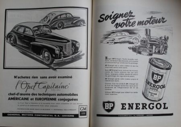 "Englebert Magazine" Tyre-Magazine 1949 two issues (6022)