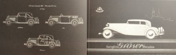 Glaeser Karosserien Modelprogram 1932 (S0121)