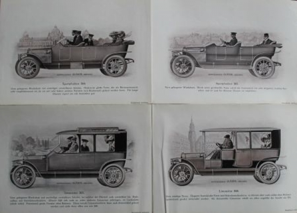 Glaeser Karosserien Modelprogram 1910 (S0122)
