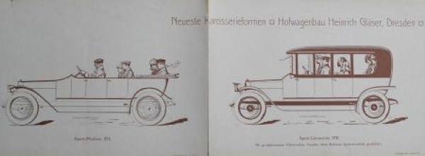 Glaeser Karosserien Modelprogram 1910 (S0122)