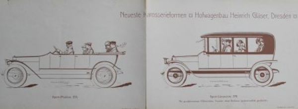 Gläser Karosserien Modellprogramm 1910 (S0122)