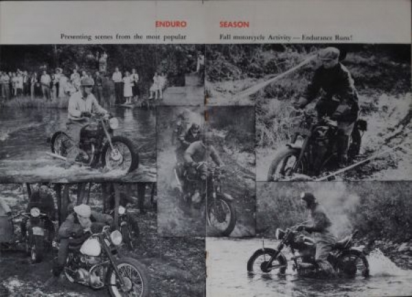 Indian Motorräder Modellprogramm 1953 "Pow Wow Magazine" zwei Motorradprospekte (0328)