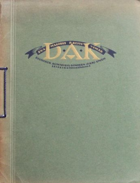 Dux Protos Automobile DAK Modelprogram 1920 (S0142)