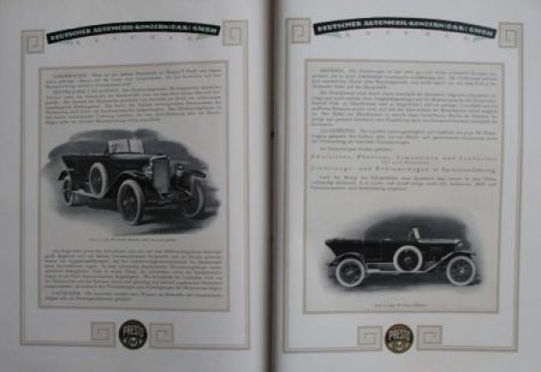 Dux Protos Automobile DAK Modelprogram 1920 (S0142)
