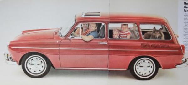 Volkswagen 1600 Kombi Modellprogramm 1968 "If it's not a station wagon" Automobilprospekt (0217)