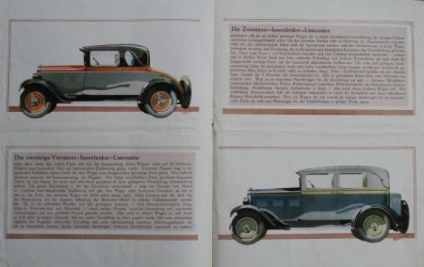 Brennabor 6/25 PS Modellprogramm 1928 (S0155)