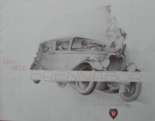 Brennabor 6/25 PS Type Z Modelprogram 1929 (S0156)