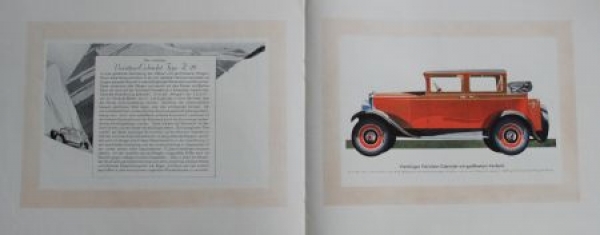 Brennabor 6/25 PS Type Z Modelprogram 1929 (S0156)