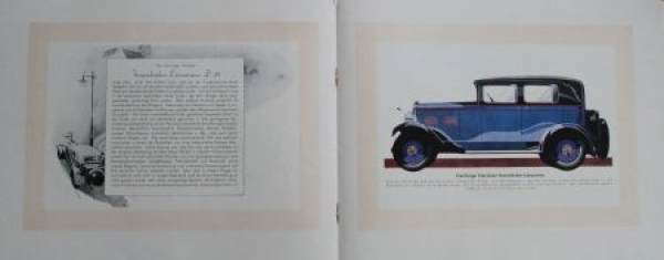 Brennabor 6/25 PS Type Z Modelprogram 1929 (S0156)