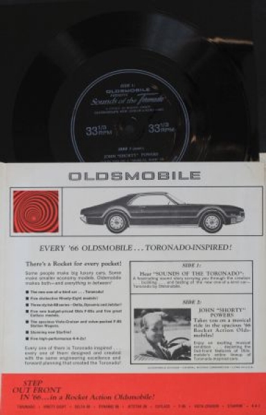 Oldsmobile Toronado Record 1966 "Sounds of the Toronado" (0148)