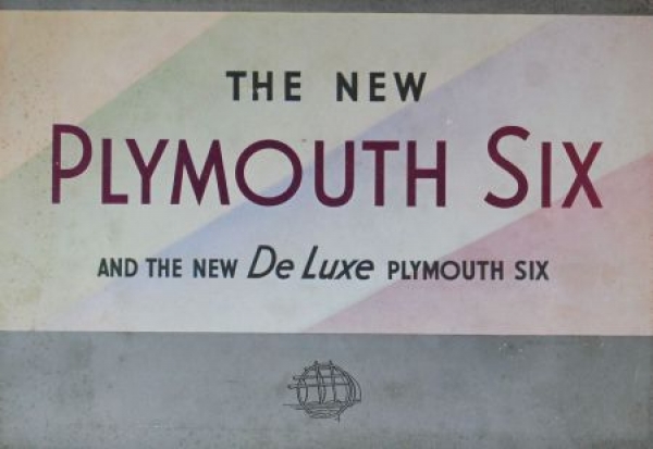 Plymouth DeLuxe Six Modelprogram 1934 Carbrochure (0167)