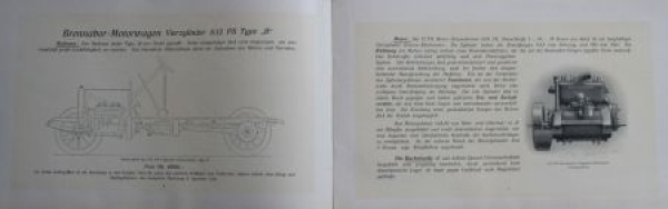 Brennabor Motorwagen Reminder Modelprogram 1911 (S0174)