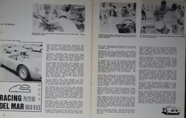 "Porsche Newsletter" 1960 Porsche-Owners-Club Magazine two issues (0205)