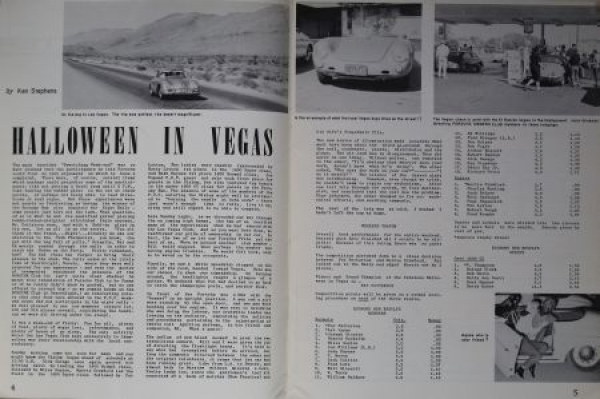 "Porsche Newsletter" 1960 Porsche-Owners-Club Magazine two issues (0205)