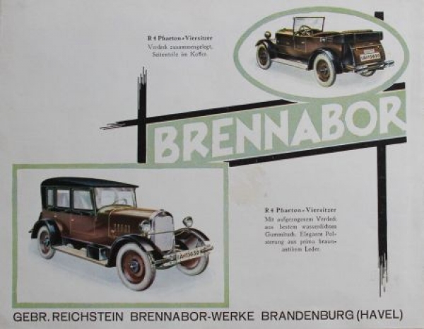Brennabor 6/25 PS Type R Modelprogram 1926 (S0180)