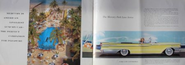 Ford Mercury Modelprogram 1959 Carbrochure (8618)
