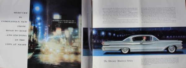 Ford Mercury Modelprogram 1959 Carbrochure (8618)