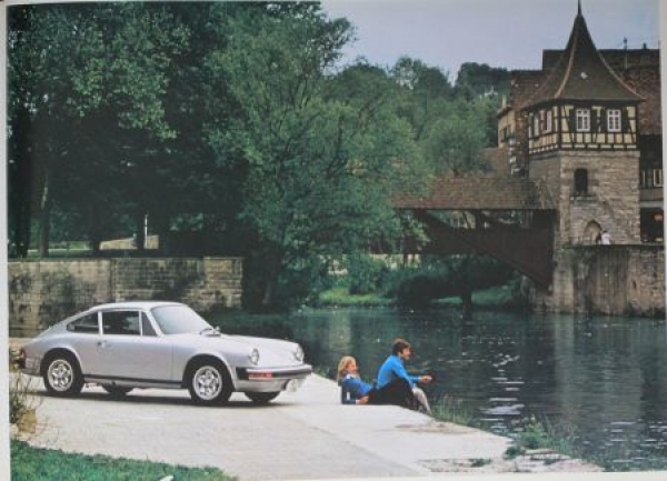 Porsche 911 Modelprogram 1975 Carbrochure (0199)