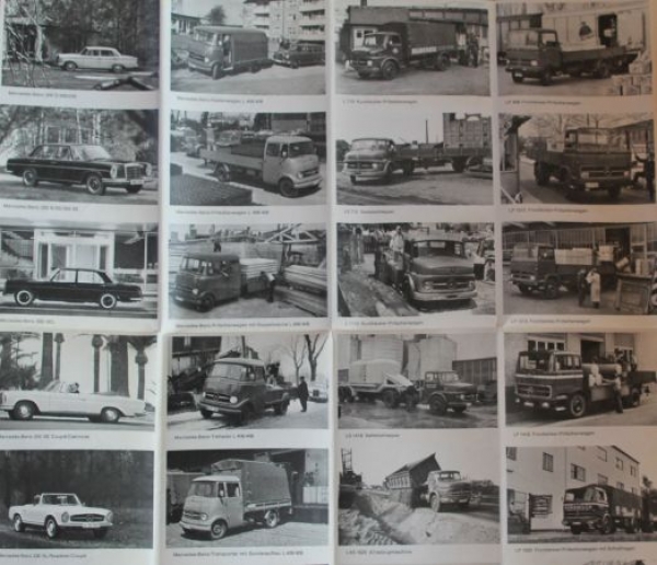 Mercedes-Benz Modelprogram 1966 Carbrochure (3917)