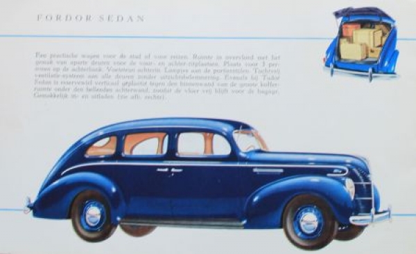 Ford V8 Modelprogram 1939 Carbrochure (3921)
