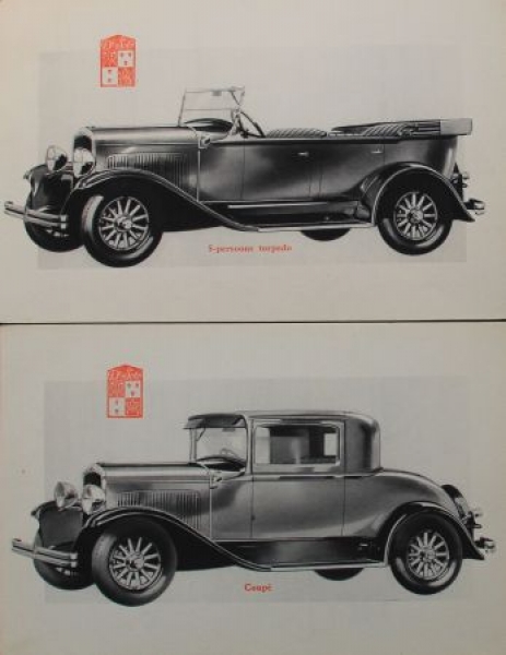 DeSoto Modelprogram 1928 ten Brochuresheeds (3925)