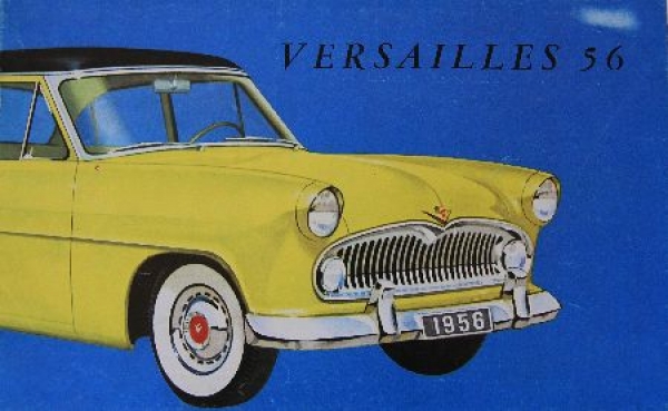 Simca Versailles Modelprogram 1956 Carbrochure (0213)