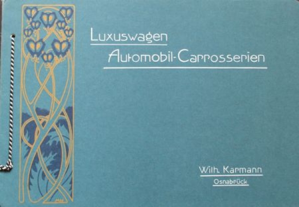 Karmann Luxury Cars Carrosseries 1908 Carbrochure (3930)