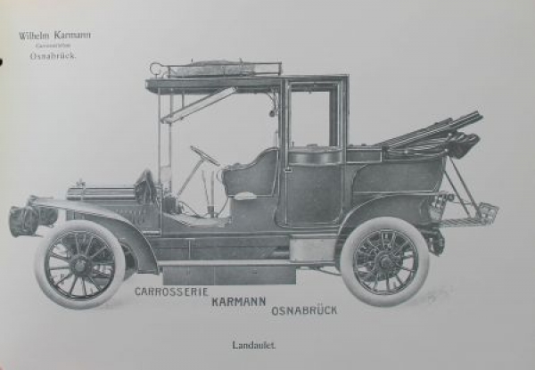 Karmann Luxury Cars Carrosseries 1908 Carbrochure (3930)