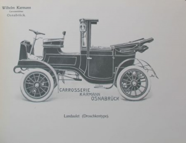 Karmann Luxury Cars Carrosseries 1908 Carbrochure (3930)