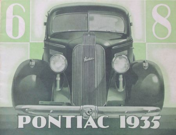 Pontiac 68 Modelprogram 1935 Carbrochure (3933)