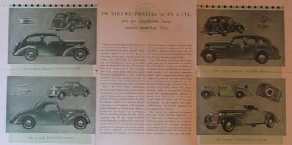 Pontiac 68 Modelprogram 1935 Carbrochure (3933)