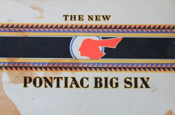 Pontiac Big Six Modelprogram 1930 Carbrochure (3935)
