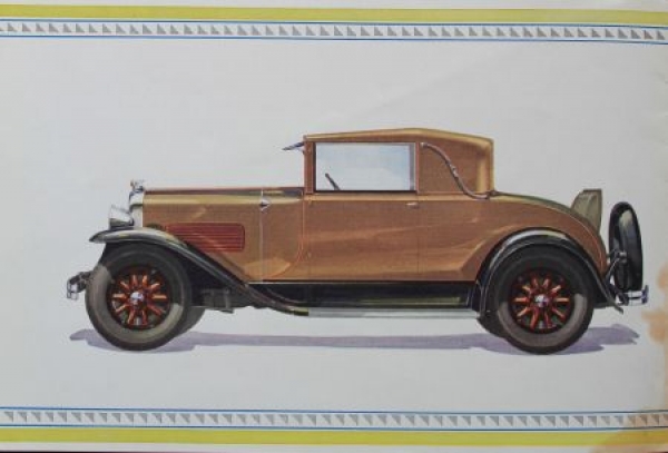 Pontiac Big Six Modelprogram 1930 Carbrochure (3935)